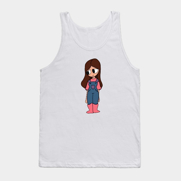 Gardener girl Tank Top by CartooningWithKen